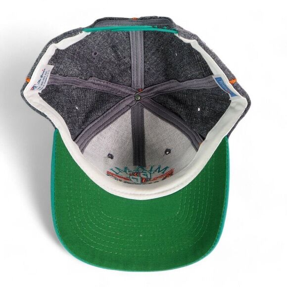 The Game NFL Miami Dolphins Vintage 90s Crest Logo Snapback Hat - Picture 5 of 8